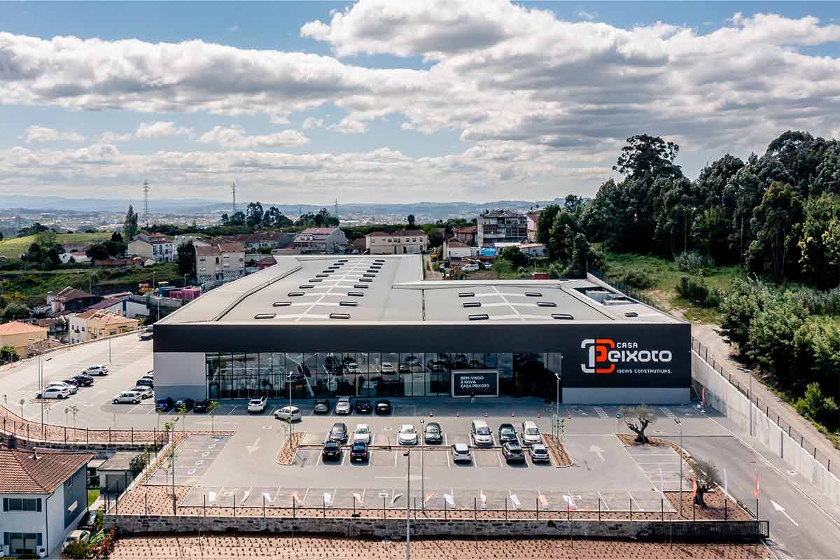 Toegangswegen en logistieke gebieden Casa Peixoto, PT