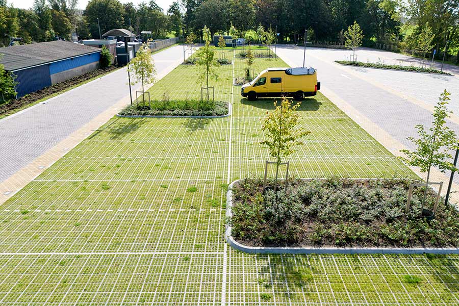 Bus- en camper parkeerplaatsen Molenlanden
