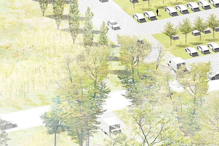 Zwevende wortelbrug Zwevende wortelbrug